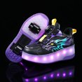 thumbnail image 5 of Kids LED Roller Skate Shoes with Wheel Light up Roller Shoes Kids Skates Sneakers Gift for Girls Boys Children, 5 of 14