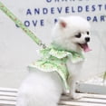 thumbnail image 2 of Dog Cat Pet Clothes Chest Strap Traction Rope Lace Teddy Bear Spring Summer Autumn Dog Walking Rope Supplies, 2 of 7