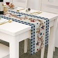 thumbnail image 4 of Patriotic Table Runner 4th of July Runner for Tables American Flag Stars Independence Day Memorial Day Party Decorations Dinner Runner 13 x 70 Inch Aosijia, 4 of 4