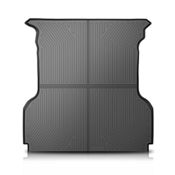 TPE All Weather Protection Heavy Duty Truck Bed Floor Mat Cargo Liner Black Fit for 2004-2014 Ford F150 5.5Ft 66"