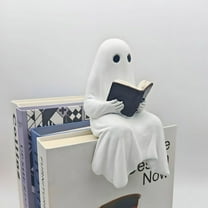 HBBKVI Halloween Decorations Halloween Ghost Reading Statue Ornament Resin Crafts Home Decoration