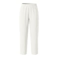 thumbnail image 5 of PYGNJK Women's Straight Leg Pants Yoga Pants High Waisted Casual Dress Pants With Pockets, 5 of 6