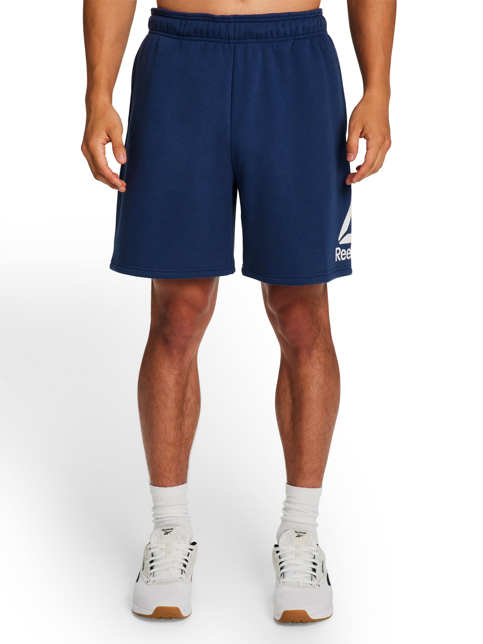 Reebok Men's and Big Men's Logo Fleece Shorts, 7" Inseam, Sizes XS-5XL