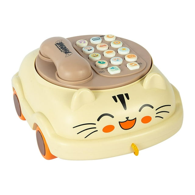 Juguete educativo de aprendizaje para bebé, juguete , Piano, teléfonos para bebés, Juguete Musical para educación temprana, regalo para niño , gato