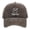 Washed-Brown, variant on Fish On Fishing Hook Embroidered Washed Baseball Cap, Vintage Casual Soft Top Adjustable Dad Hat for Unisex Outdoor Sports