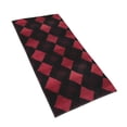 thumbnail image 3 of Polyester Long Towel Multi-Size Water Absorption Good Bright Fluffy Soft For Bathroom Swimming Pool Beach Outdoor Travel Argyle Plaid Darkred_1, 3 of 8