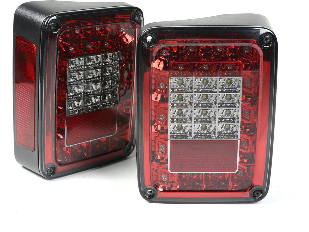Rugged Ridge by RealTruck Tail Light Assembly for Jeep CJ/Willys | Left, LED | 12403.81 | Compatible with 1946-1975 Willys & Jeep CJ