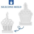 thumbnail image 2 of ELAYARD Transparent Silicone Mold for Candle and Ice Making, Easy to Clean, Multifunctional, 2 of 8
