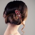thumbnail image 2 of KAKOWELY Peineta para novia, tocado de novia, accesorios para el cabello de novia con flores, 2 of 4