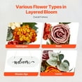 thumbnail image 4 of VEVOR Decorative Wreath 24 in Red Orange Yellow Hydrangeas Roses Year Round Wreath, 4 of 9