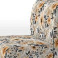 thumbnail image 4 of Designart "Cozy Rustic Floral Glow II" Beige Floral Upholstered Accent Chair - Cottage Arm Chair For Living Room, 4 of 7