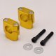 thumbnail image 4 of Elevadores de manillar de motocicleta perfecl universales abrazadera de montaje de 28 mm amarillo, 4 of 4