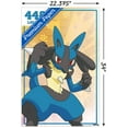 thumbnail image 3 of Pokémon - Lucario 448 Wall Poster, 22.375" x 34", 3 of 6
