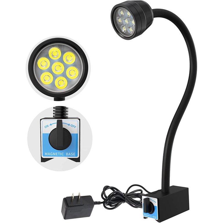 LED Task Light (12 Watt), Magnetic Base - Moffatt Products