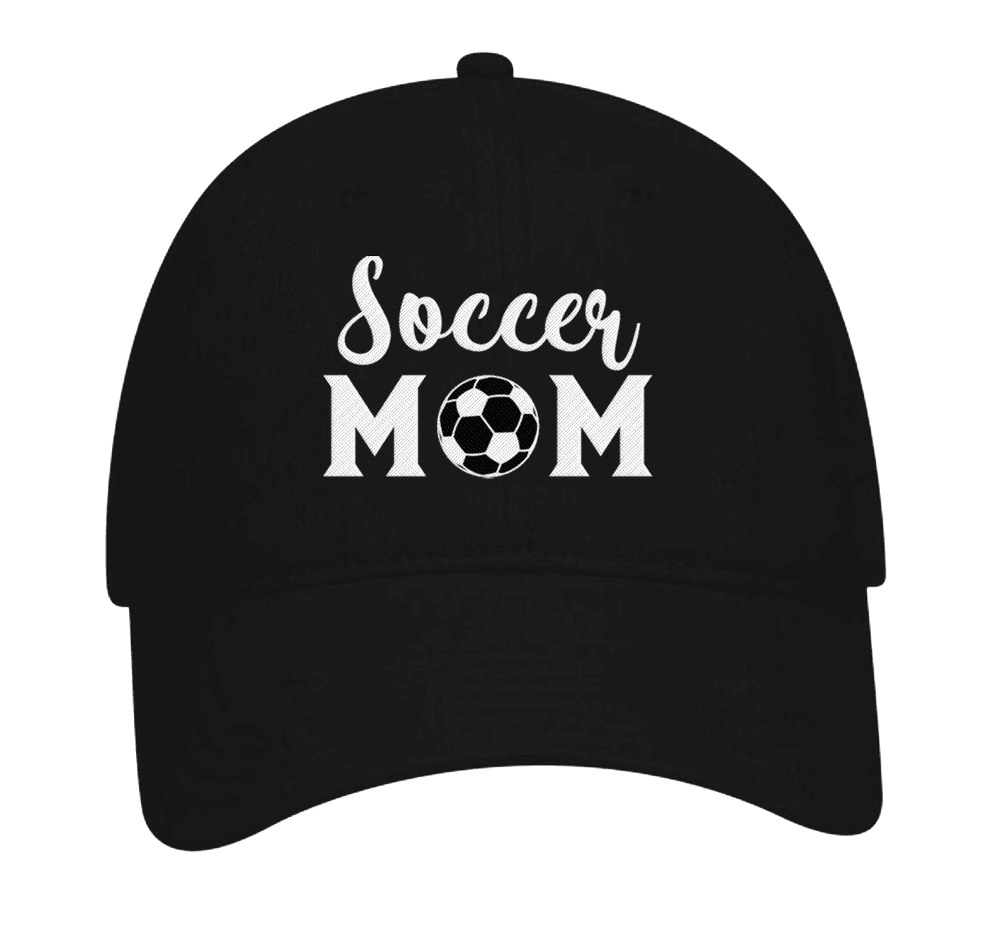 Go All Out Adult Soccer Mom Embroidered Visor Dad Hat