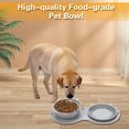 thumbnail image 1 of CBFFDC Bol pour Animaux Inodore Pliable avec Tapis Antidérapant Sans BPA Durable Sûr pour Randonnée Camping, 1 of 6