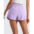 thumbnail image 2 of CRZ YOGA Ruffle Skirt Athletic Shorts for Women High Waisted Flowy for Workout Tennis with Zip Pocket, 2 of 5