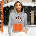 thumbnail image 2 of Fiaer Christmas Thermal Hoodie for Women Temperature Control Xmas Sweatshirt Oversized Heated Warm Long Sleeve Funny Graphic Hooded Tops Grey XXL, 2 of 9