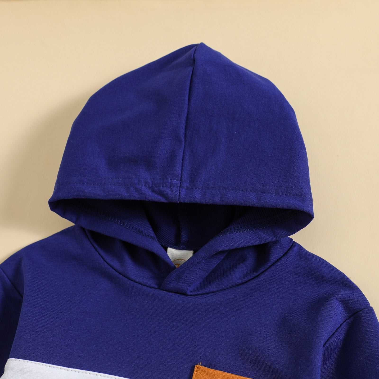 TJAZFJPA Baby Boy Outfits 0-3 Months Toddler Boys Girls Long Sleeve Patchwork Colour Hooded T Shirt Pullover Tops Pants Outfits Festival Outfit Infant Boy Clothes