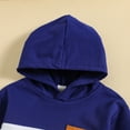 thumbnail image 4 of Kiijoy Newborn Boys Outfits Color Block Casual Sports Hoodie Pants Kids Child Sweatsuit, 4 of 5