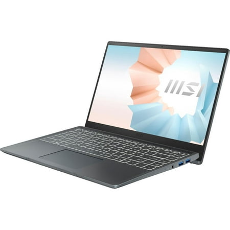 MSI - Modern 14" Laptop - Intel I3 - 8GB Memory - 128GB SSD - Black B10NW-486US Notebook
