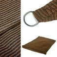 thumbnail image 3 of Modern Home Sail Shade Square  - 16.5' x 16.5' UV Sun Blocking Canopy (Brown), 3 of 4
