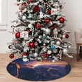 thumbnail image 5 of Yiaed Starry Sky Flying Tiger Print Christmas Tree Skirt , Tree SkirtsTree Mat for Christmas Winter Holiday Indoor Decorations-48", 5 of 7