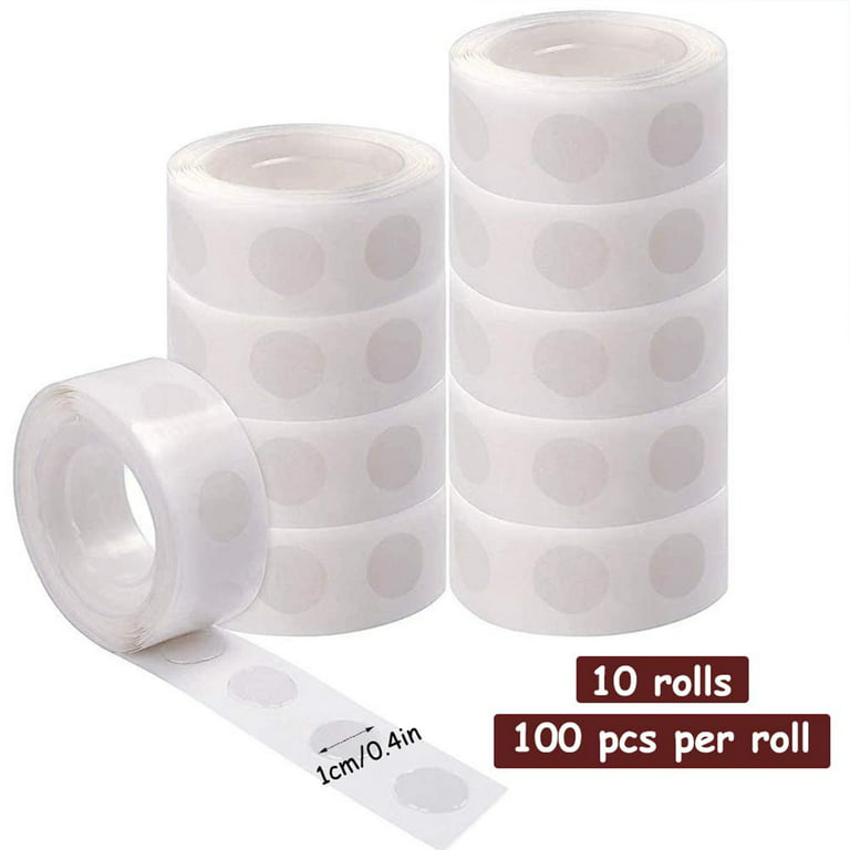 10 Roll Double Sided Adhesive Dots Balloon Tape Glue For DIY Crafts,  Weddings, And Birthdays Transparent And Removable From Bian10, $2.28