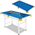 thumbnail image 3 of CIPACHO 47 Inch Folding Billiard Table with Cues and Brush Chalk, Gifts for Boys and Girls Aged 6-12, Blue, 3 of 6