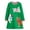 Cat/Green, variant on Popshion Toddler Kid Girls Long Sleeve Dress Casual Cotton Dress Winter Clothes, Size 2T-7Y