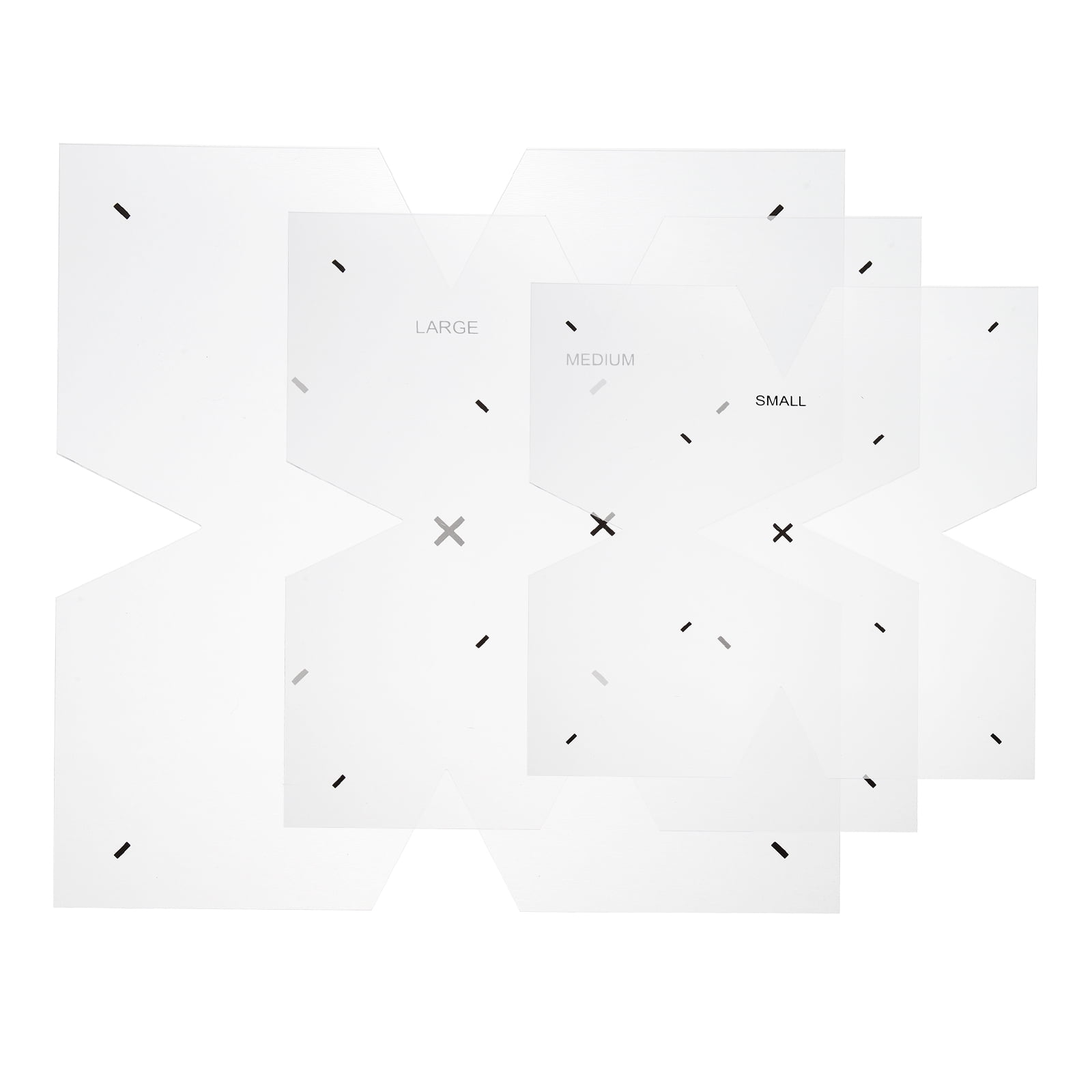 TINKSKY Template Bowl Cozy Batting Quilting Wrap Microwave Quilt Sewing