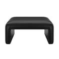 thumbnail image 3 of NPD Furniture Atkinson Faux Leather Coffee Table in Black, 3 of 13