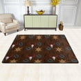 thumbnail image 2 of SKYSONIC 36x24in Western Pattern Design Area Rug, Rustic Bull Skull Non-Slip Floor Carpet for Indoor Living Dining Room Bedroom, 2 of 7