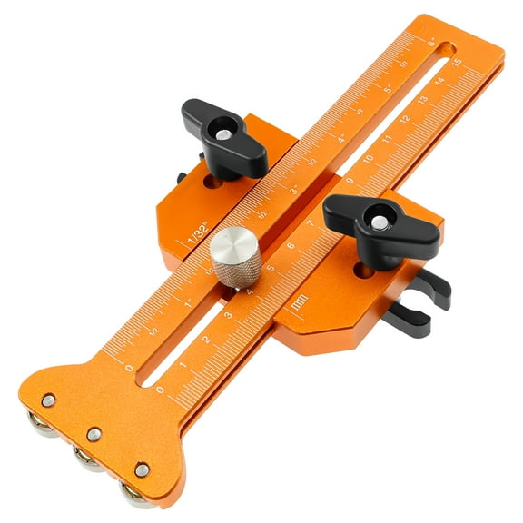 Thin Rip Table Saw Jig for Making Repetitive Narrow Strip Cuts 3 Pulleys Thin Rip Jig Fits for 3/8"x3/4" U Slot and 1/4"x3/8" T Slot