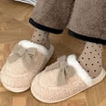 thumbnail image 2 of Agkizg Womens Fuzzy Slippers, House Slippers, Decorative Fuzzy Lined House Slippers Multi Size Warm Plushes Comfortable Casual Indoor Winter Slippers, 2 of 7