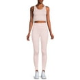 thumbnail image 2 of Jockey Essentials Women's Jacquard 7/8 Chase Leggings, 2 of 5