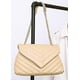 thumbnail image 4 of Bolsos cruzados para mujer, ligeros, con correa de cadena ajustable y acolchados, de diseñador, para el hombro, color albaricoque, 4 of 5