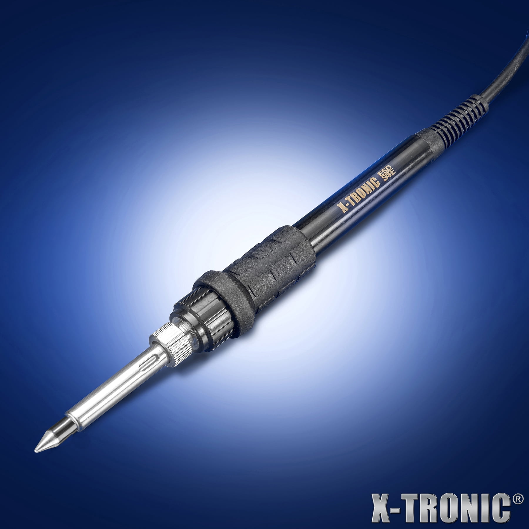 X-Tronic 9040-PRO-X 200 Watt Heavy Gauge Soldering Iron Station & Accessories | Adjustable Sleep Timer, °C/°F Conversion