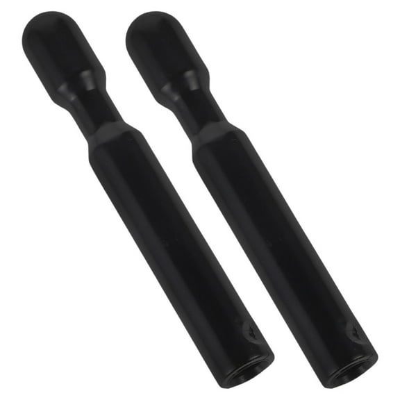 SEWCHICS Car Inside Door Knob Black 2Pcs 2.2x0.3x0.3In