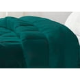 thumbnail image 6 of 3 Piece Luxury U Shape Pattern Comforter By D.N.G. BEDDINGS Set Premium Super Soft, 1000 Thread Count 100% Egyptian Cotton Full/Queen Size Teal Color, 6 of 9