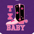 thumbnail image 4 of Inktastic Pink Texas Cowboy Baby Girls Baby Bib, 4 of 4