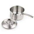 thumbnail image 3 of Cooks Standard Professional 8 Piece Stainless Steel Cookware Set, Silver, 3 of 5