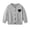 Gray, variant on Boys Girls Cardigans Sweater V Neck Long Sleeve Button Ribbed Knit Sweaters School Uniforms Tops