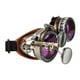thumbnail image 5 of Funky Steampunk Gafas Props Disfraz gótico Gafas Lupa ocular Moda Mujer Hombre Gafas de sol para disfraces Fiesta de Halloween Violeta Sunnimix Gafas Steampunk, 5 of 8
