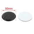thumbnail image 2 of 4pcs 50mm Car Wheel Center Hub Cap Sticker Emblem Badge Decal Carbon Fiber Pattern, 2 of 6