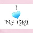thumbnail image 2 of CafePress - I Love Gigi Infant Bodysuit - Baby Light Bodysuit, Size Newborn - 24 Months, 2 of 4