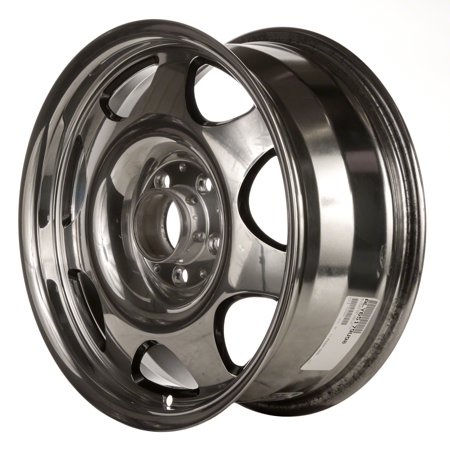 16 X 7 Reconditioned OEM Aluminum Alloy Wheel  Polished and Charcoal Hand Masked  Fits 1998-2000 Mercedes Clk320