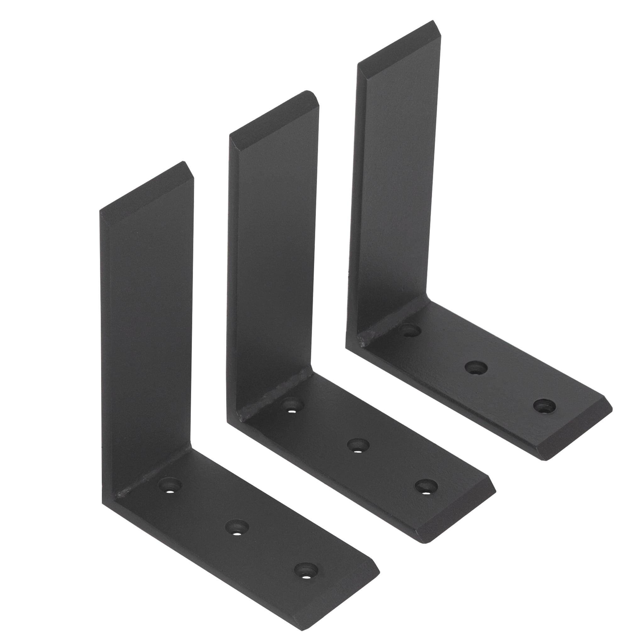 Right 6 Inch Decorative Shelf Brackets Pack Of 4 Heavy Duty Steel Supports 