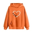 thumbnail image 4 of successthop Hoodies Toddler Girls Boys Long Sleeve Hooded with Pockets Heart Printed Winter Fall Tops Sizes 5-15, 4 of 5