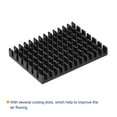 thumbnail image 4 of Unique Bargains Radiateur Électronique Radiateur en Aluminium 30x40x5mm Noir Pack de 4, 4 of 6